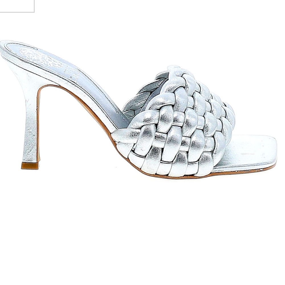 Brand new Vince Camuto silver heel mule Sz 6.5